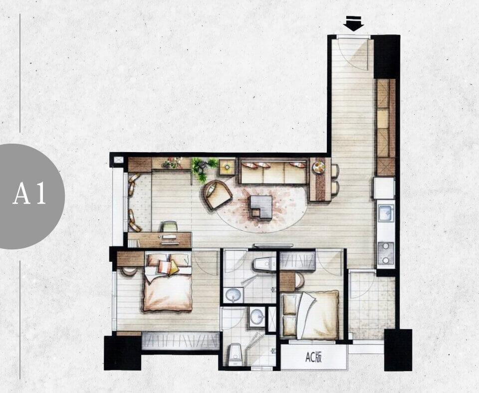 傢俱配置參考圖